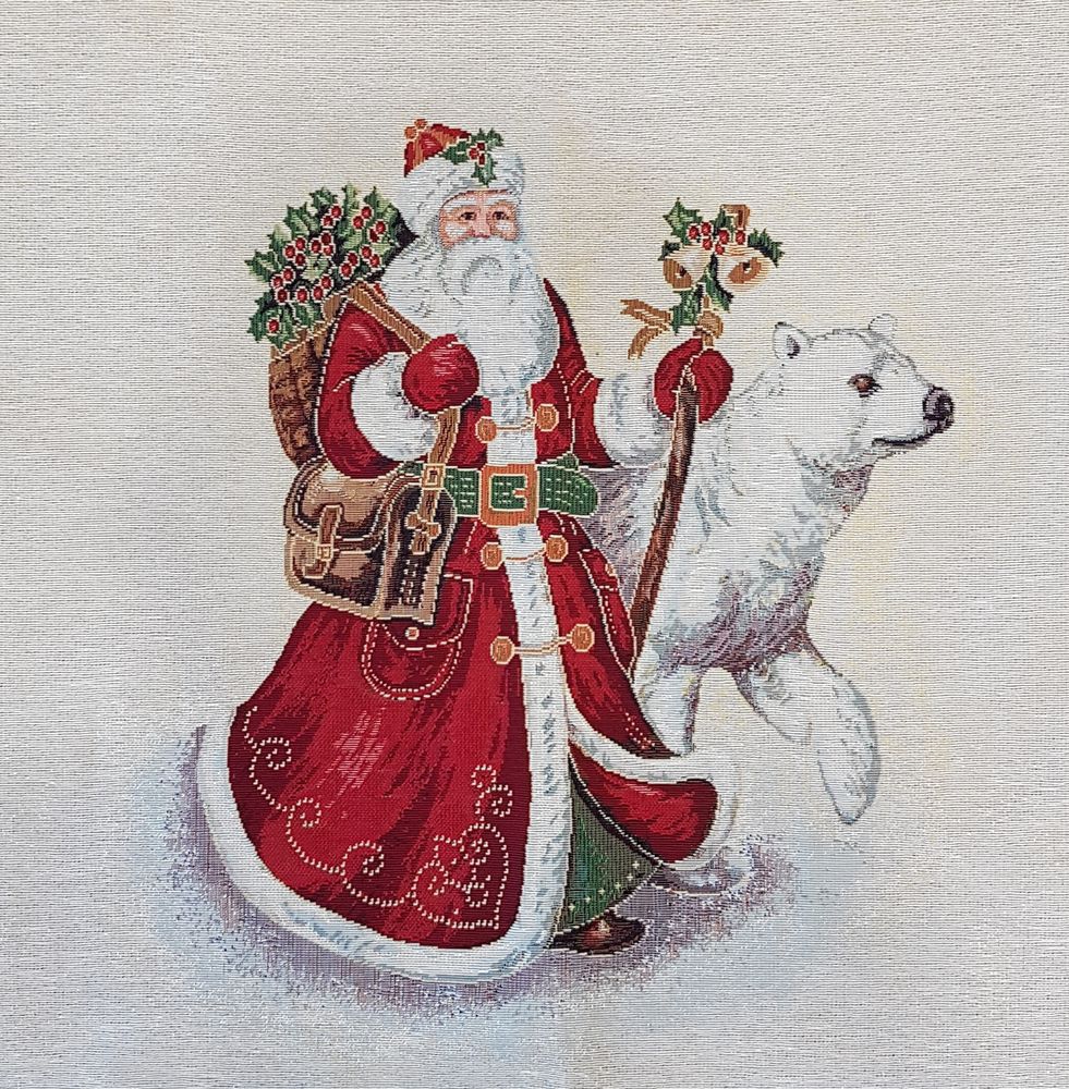 Дед Мороз и белый мишка